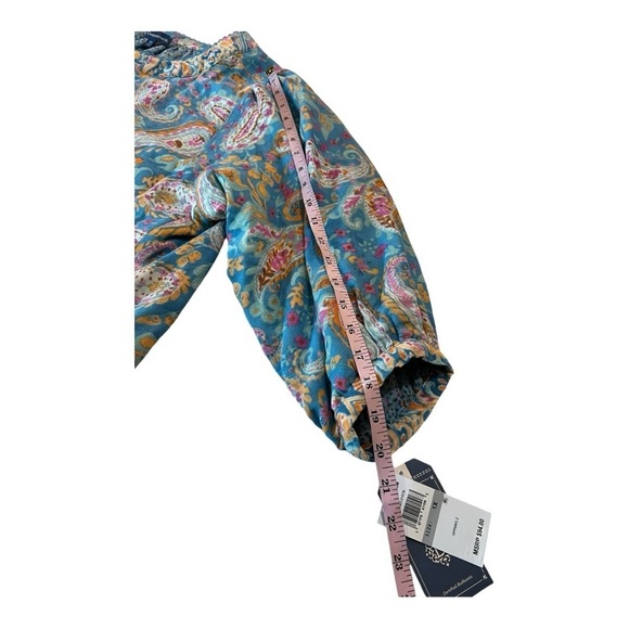 Democracy Plus Size Paisley Print 3/4 Sleeve Reversible Open-Front Jacket NEW - Picture 8 of 16